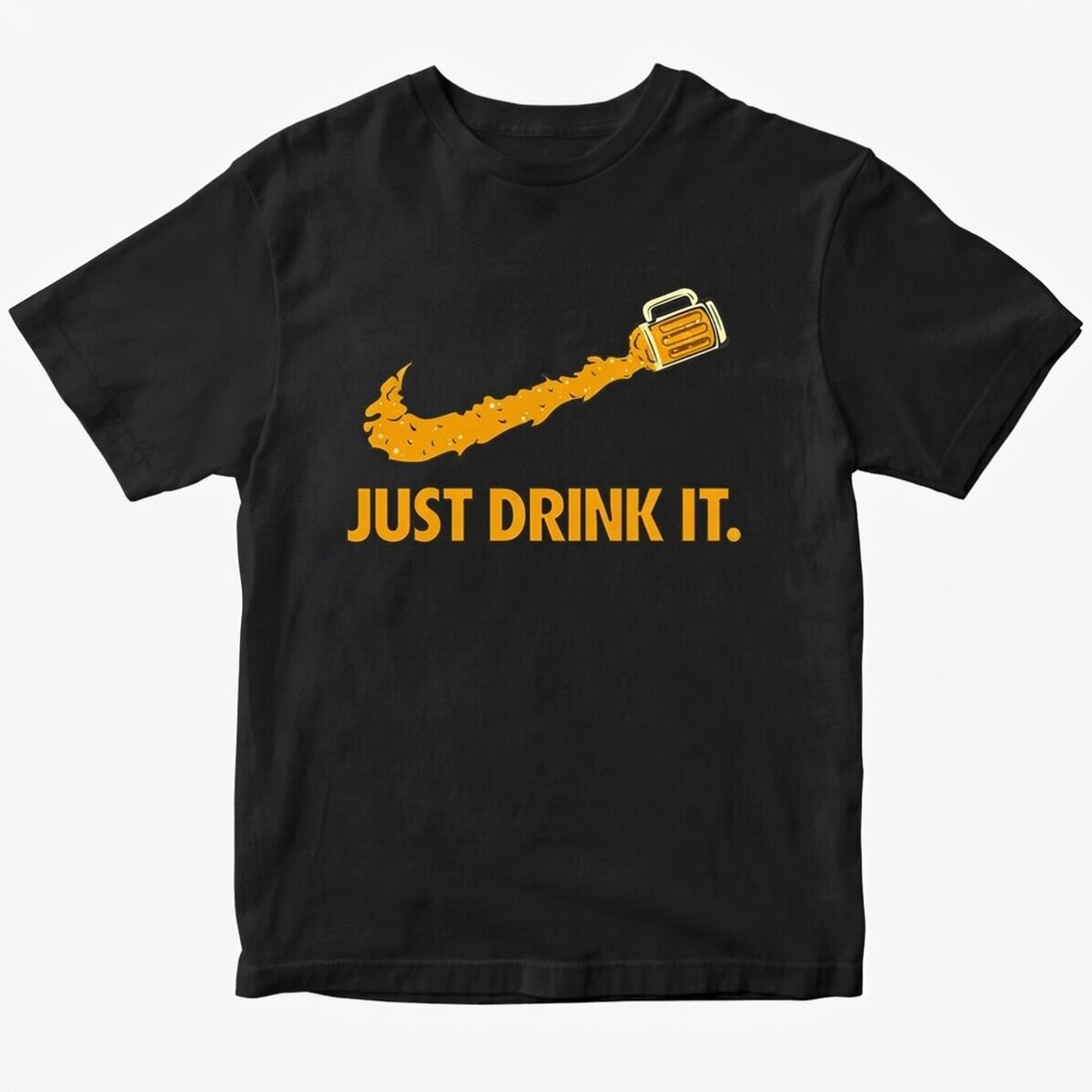 T-shirt personnalisé avec inscription - « Just drink it »