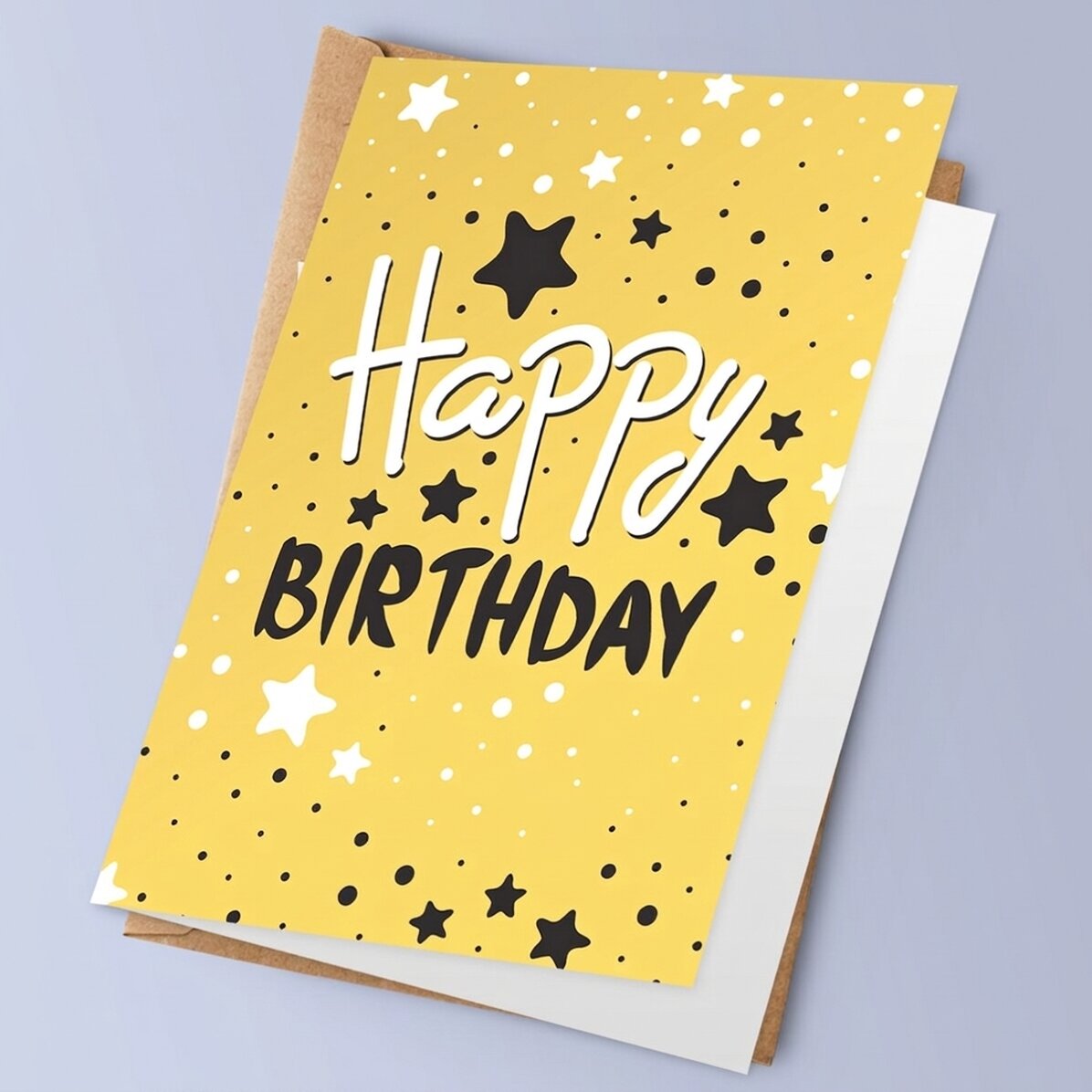 Gepersonaliseerde wenskaart - Happy Birthday