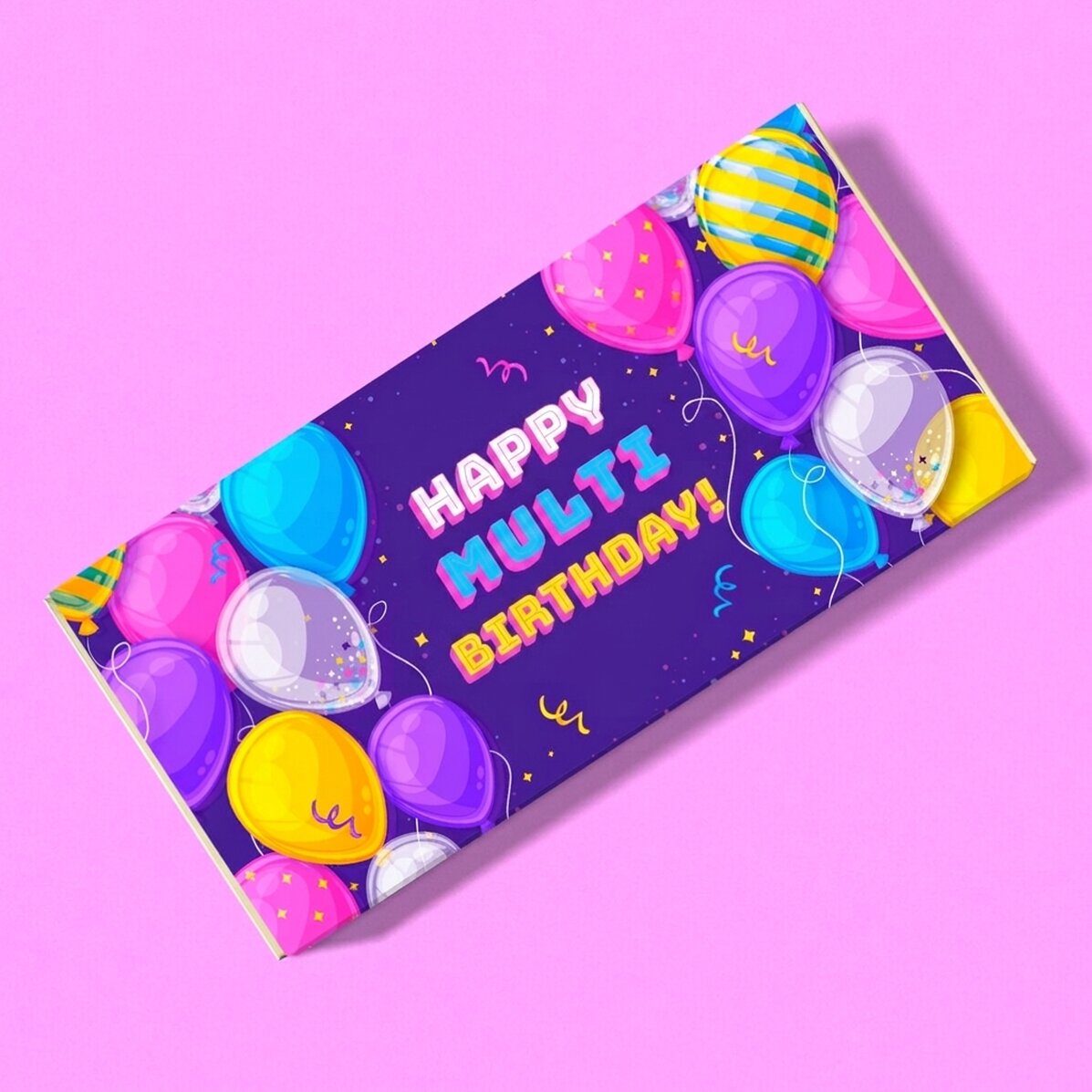 Chocolade op maat voor een verjaardag