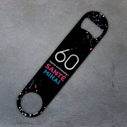 Ouvre-bouteille personnalisé - Confetti