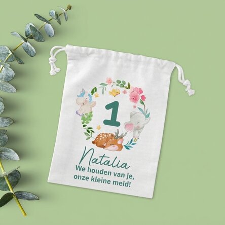 Kleine, gepersonaliseerde cadeauzakje met de tekst: 