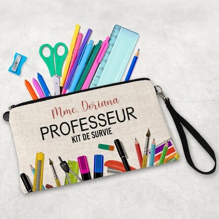 Kit pour enseignants personnalisé avec un texte - Kit de survie