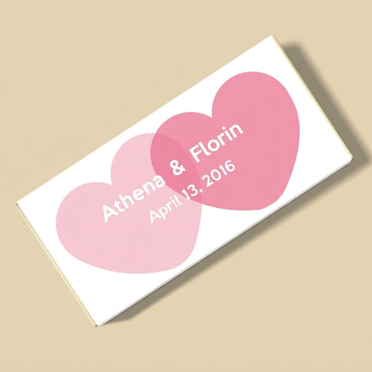 Chocolat personnalisé pour les couples