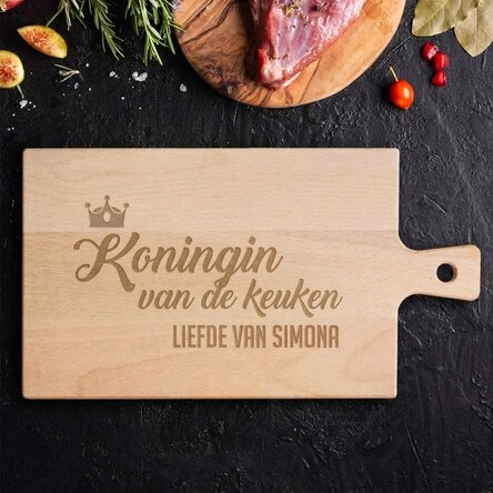 Op maat gemaakte snijplank - Queen of the Kitchen