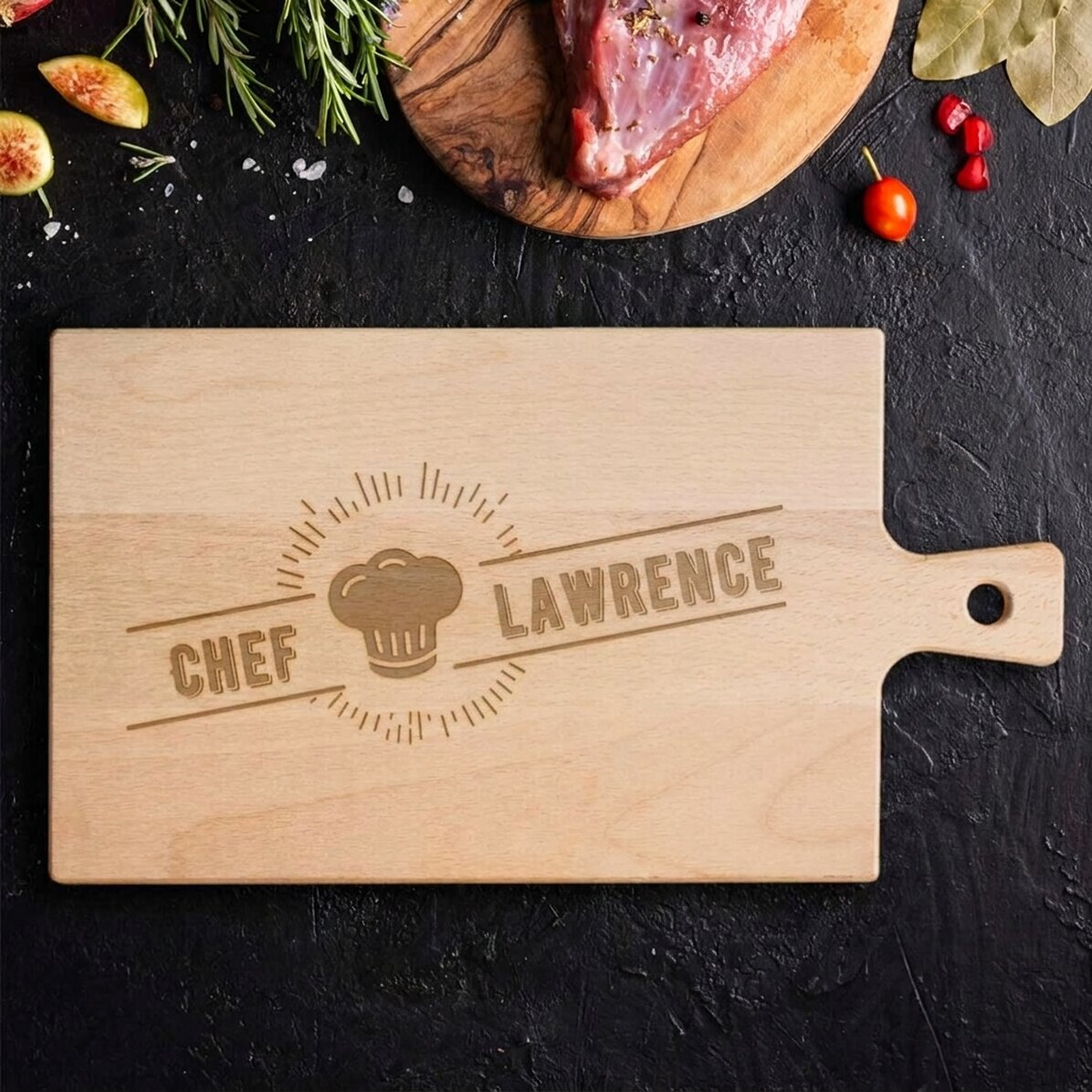 Op maat gemaakte snijplank - Professionele chef-kok
