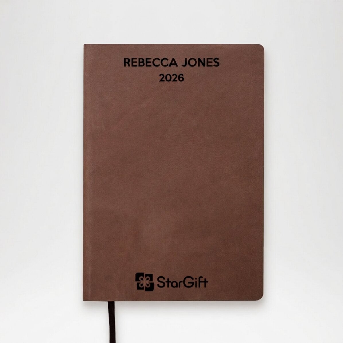 Gepersonaliseerde leren agenda met logo in het midden en tekst