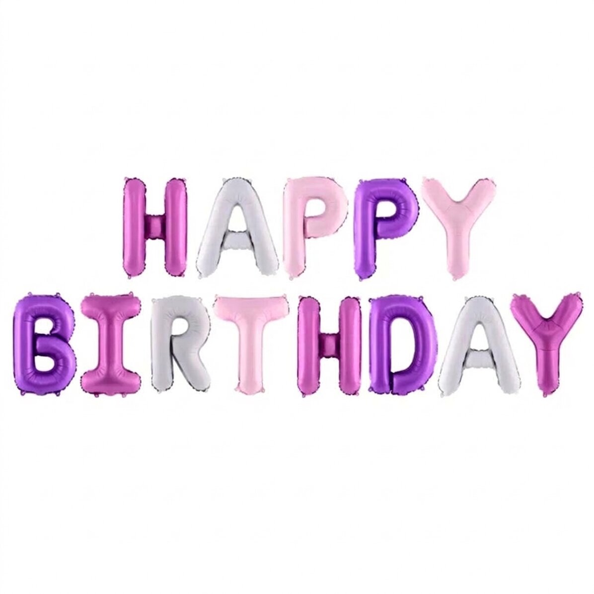 Lot de ballons - Assortiment « Happy Birthday »