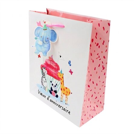 Sachet cadeau - modèle « Birthday wishes »