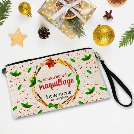 Trousse de maquillage personnalisée avec l