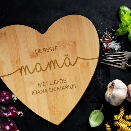 Gepersonaliseerde hartvormige hamer met tekst - Best mom