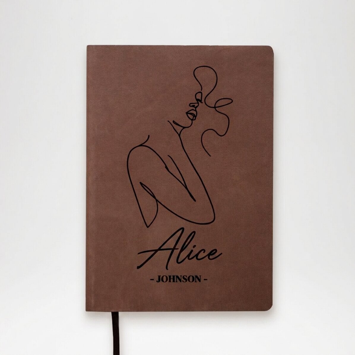 Agenda en cuir personnalisé avec nom - Semnatura