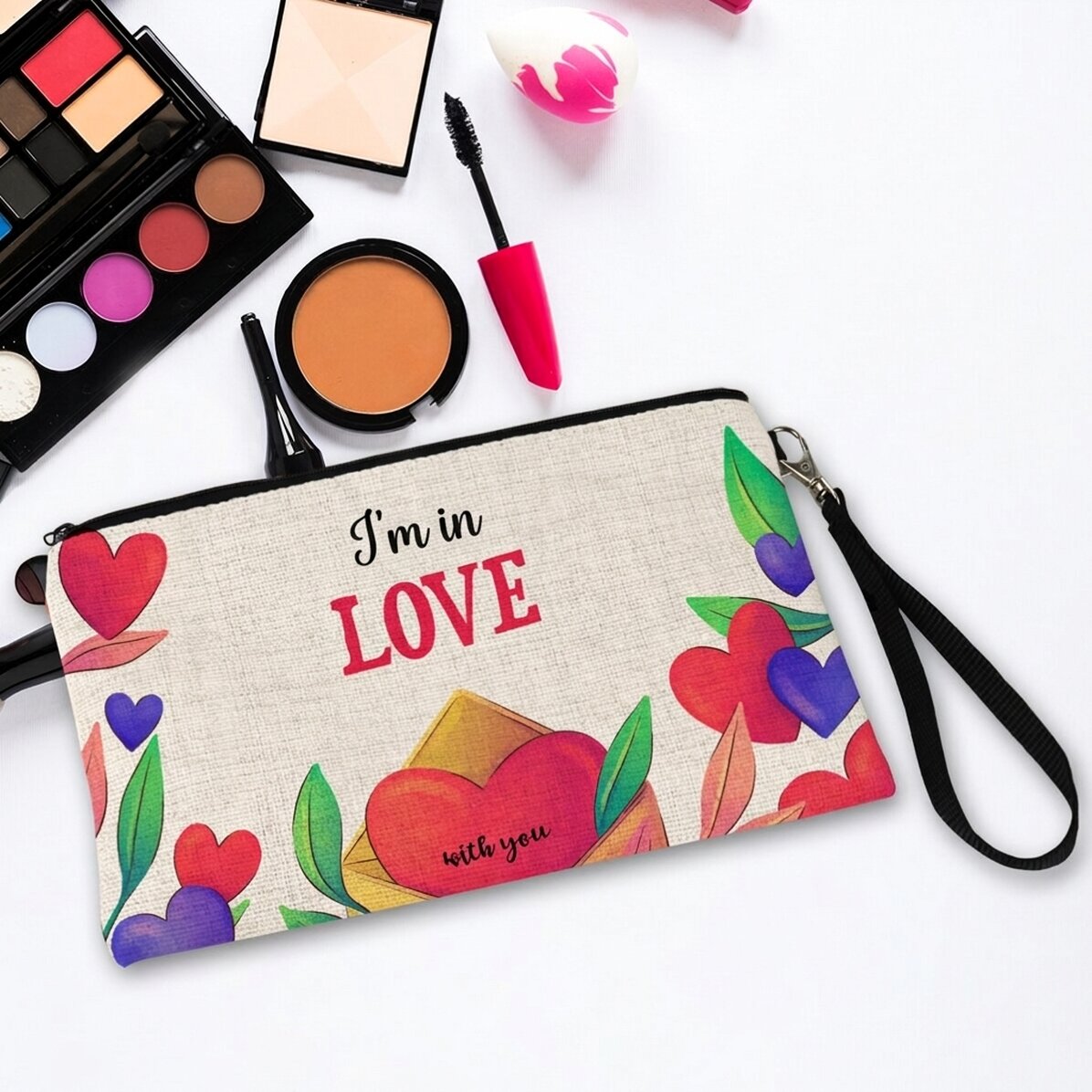 Gepersonaliseerde make-upset met tekst - In LOVE