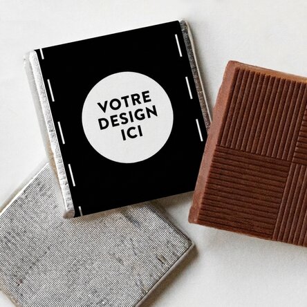 Mini-chocolat personnalisé avec votre motif