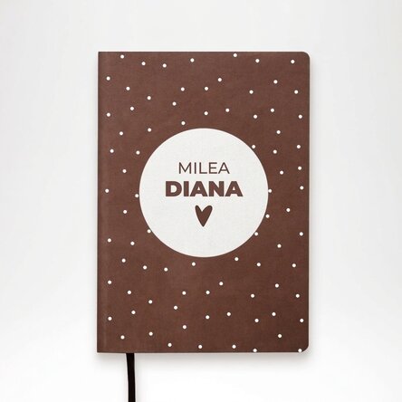 Gepersonaliseerde agenda met naam - Heart