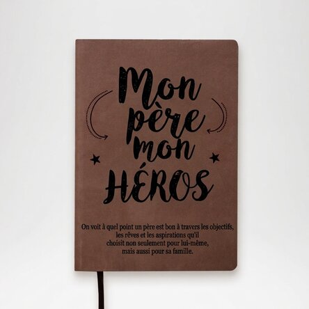 Agenda en cuir personnalisé avec l