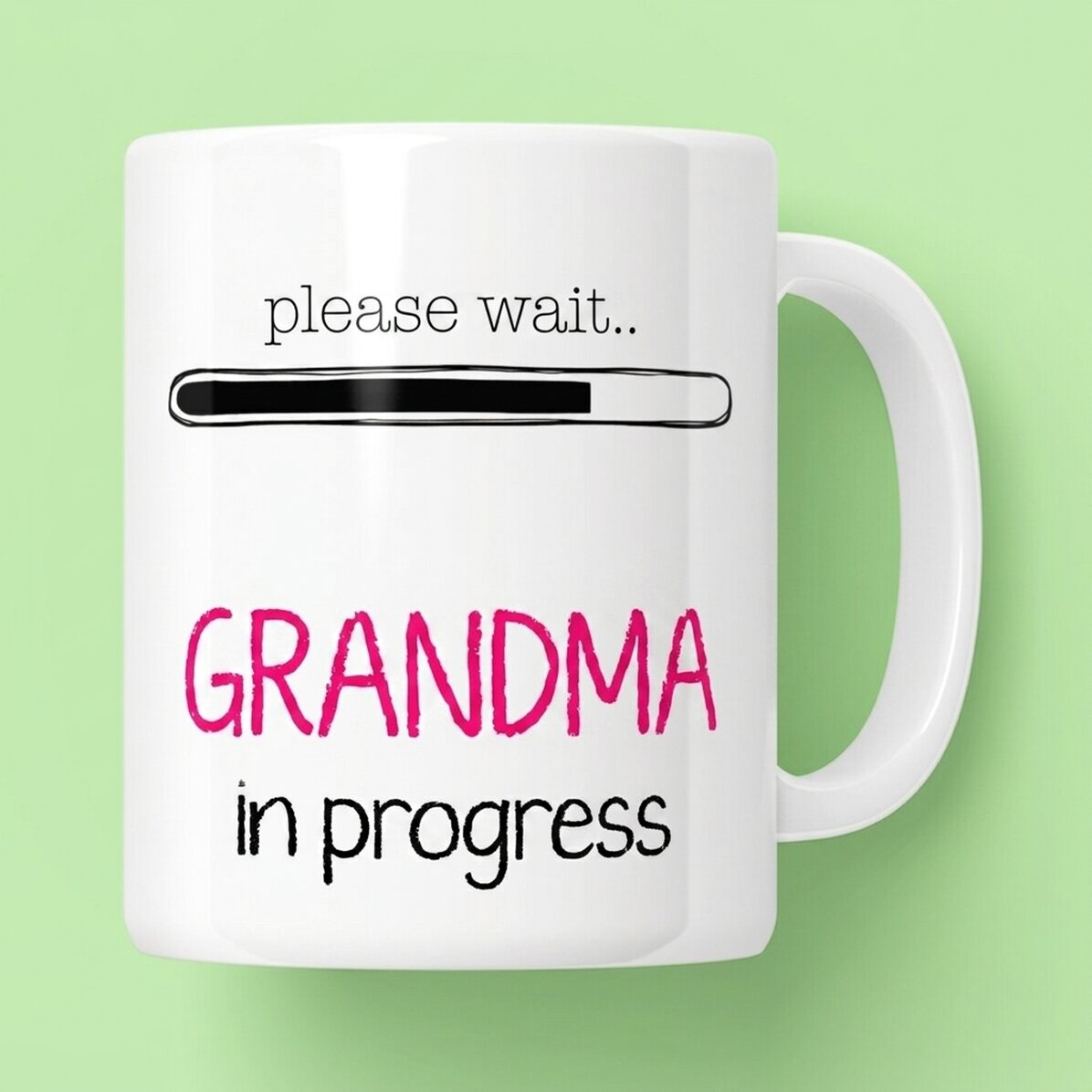 Tasse personnalisée avec inscription - « Grand-mère en devenir »