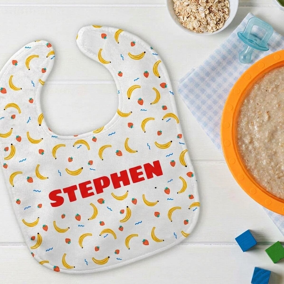 Gepersonaliseerd slabbetje voor baby
