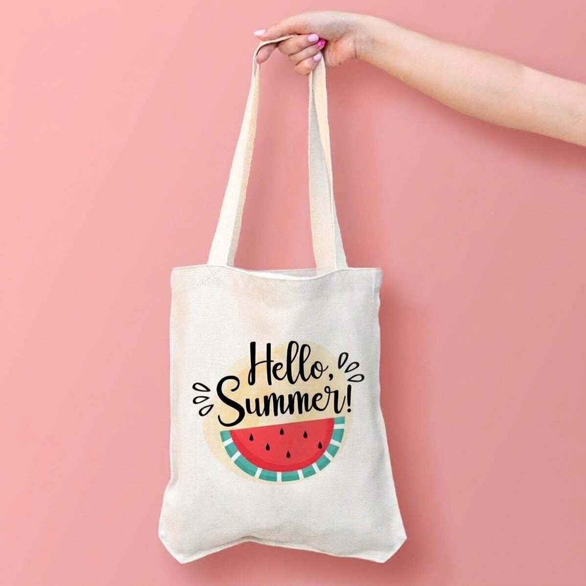 Gepersonaliseerde tas - Hello, summer