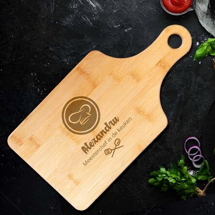 Op maat gemaakte snijplank - Meesterkok in de keuken