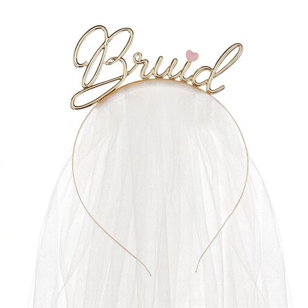 Gouden kroon voor het vrijgezellenfeest - Bride