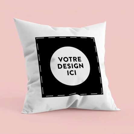 Un coussin personnalisé avec votre motif