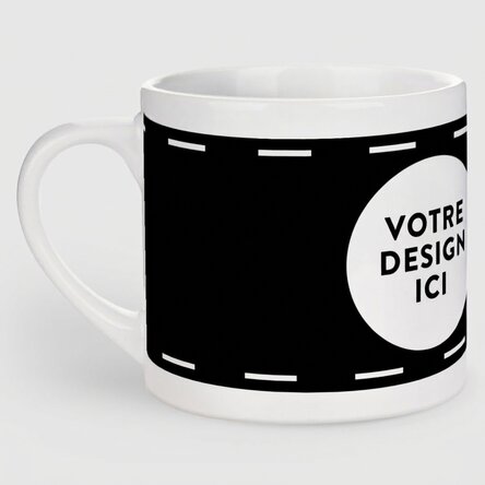 Tasse à espresso personnalisée avec votre motif