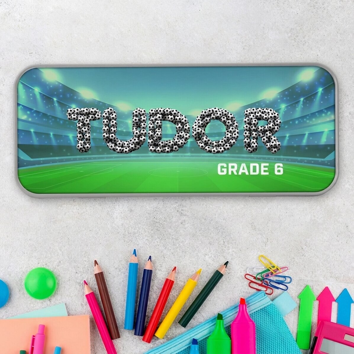 Trousse personnalisée avec prénom - Football