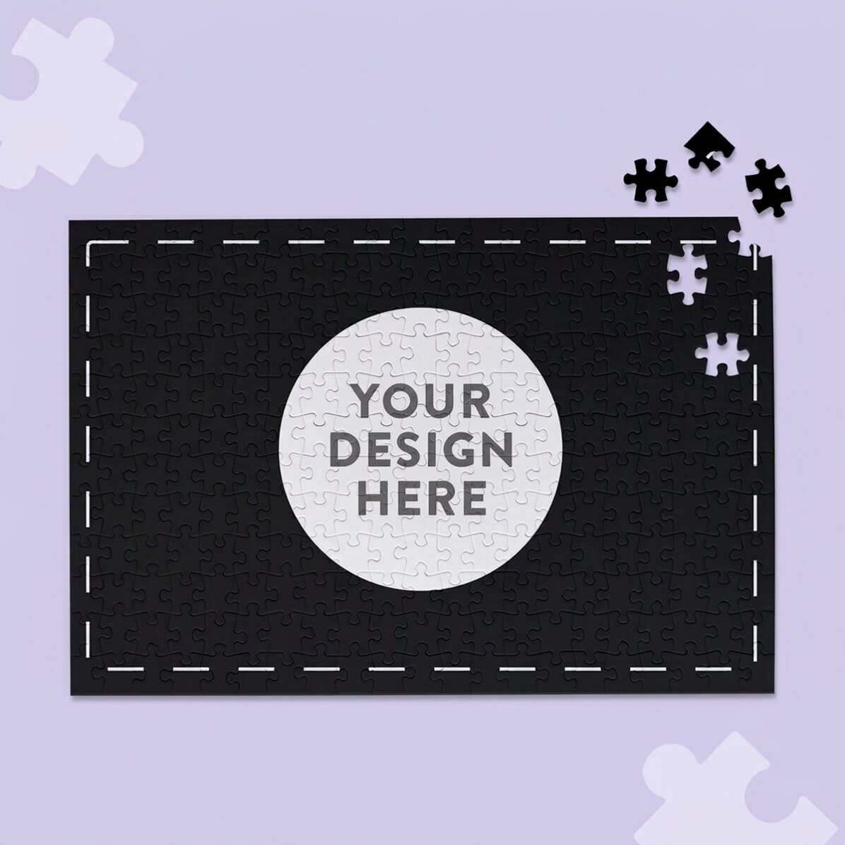 Gepersonaliseerde puzzel met jouw afbeelding, 36 x 24 cm