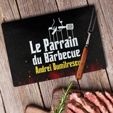 Casse-verre personnalisé avec inscription - The Grillfather
