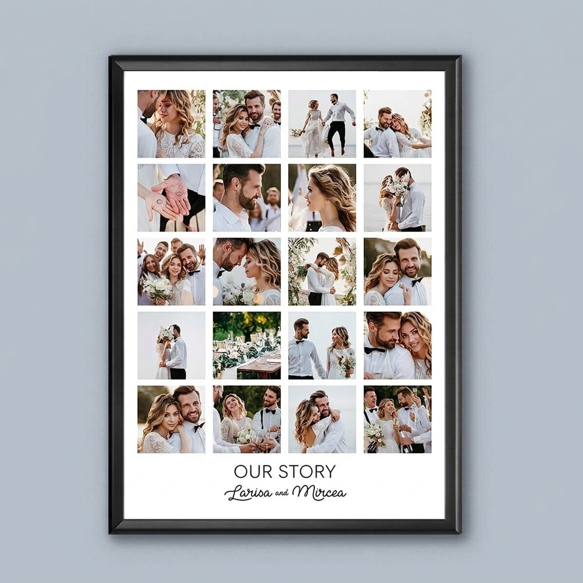 Tableau personnalisé avec 20 photos