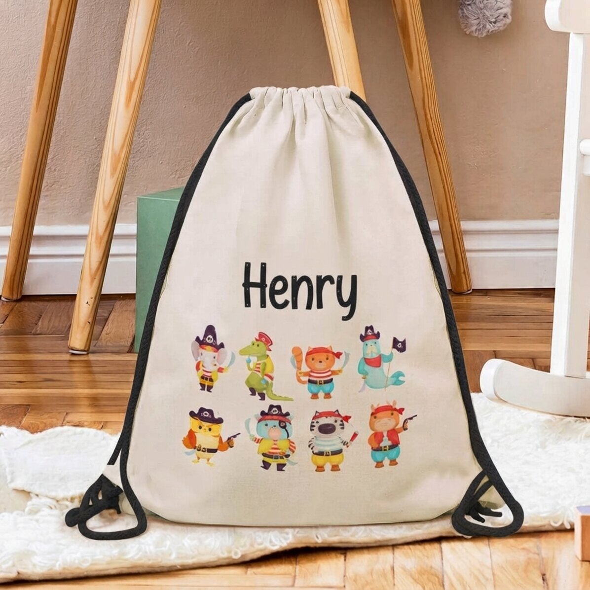 Sac à dos personnalisé avec prénom - Pirates