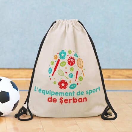 Sac à dos personnalisé avec inscription - Équipement de sport