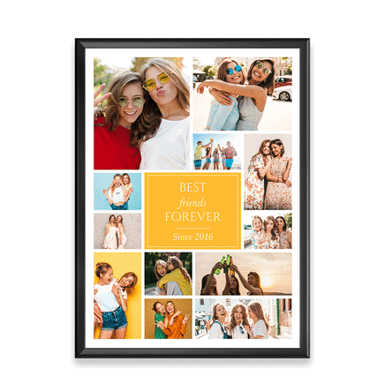 Tableau personnalisé avec 12 photos