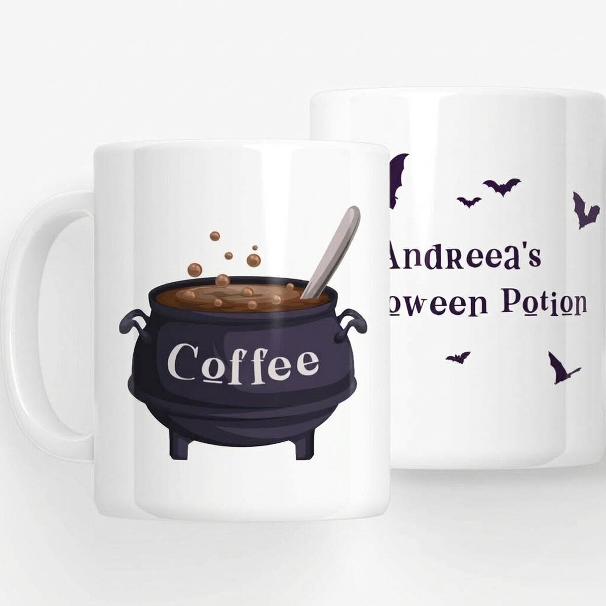 Tasse personnalisée avec inscription - Halloween Coffee