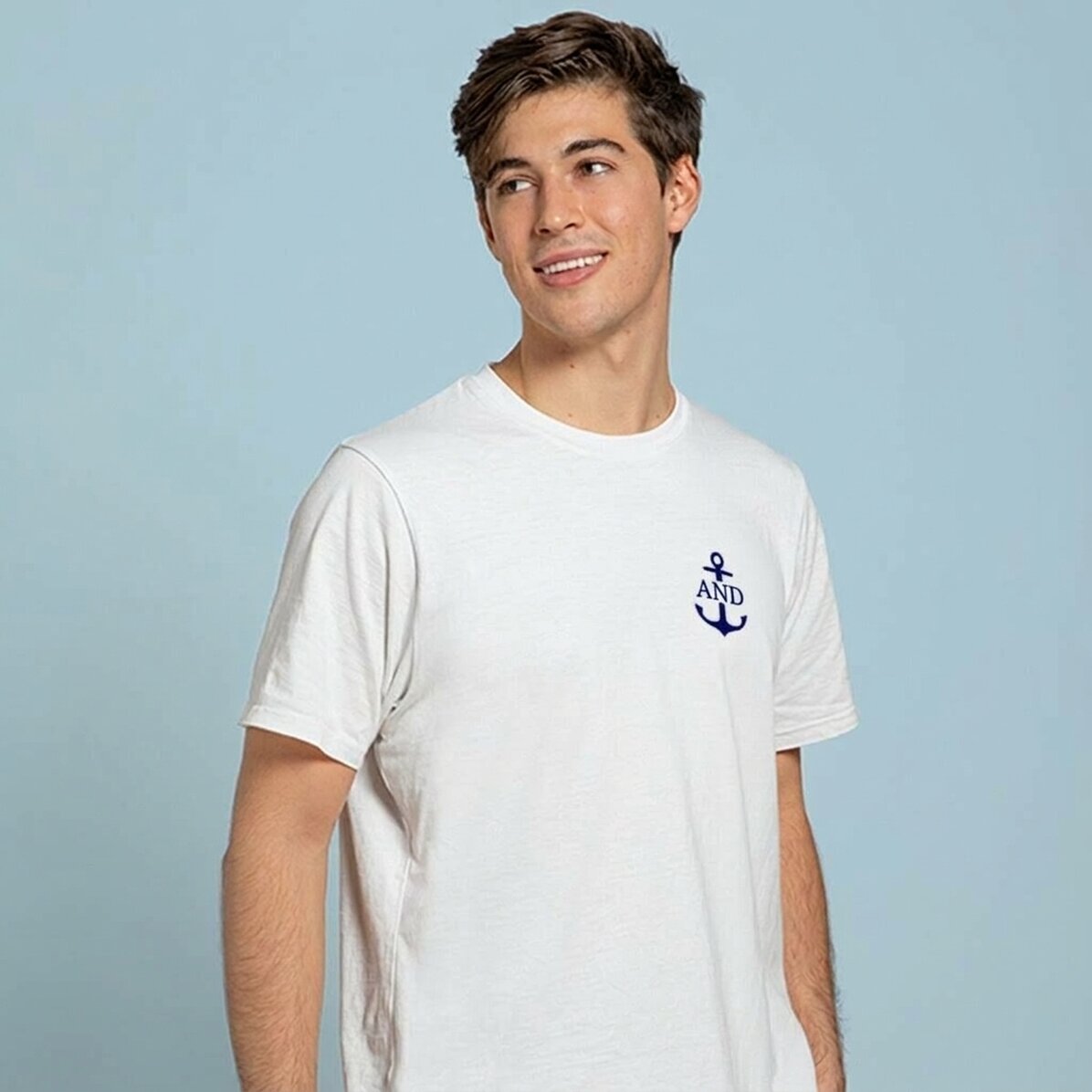 T-shirt met initialen op maat - Anker / Zeeman