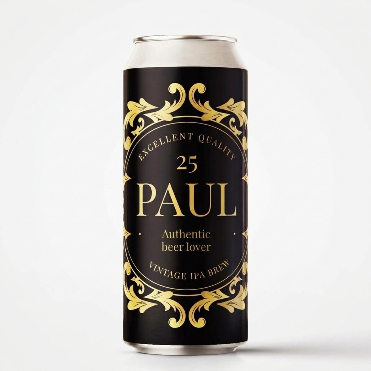 Bier in een blikje met gepersonaliseerde tekst - Bierliefhebber