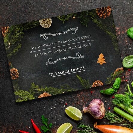 Glasbreker met gepersonaliseerde tekst - De magie van Kerstmis