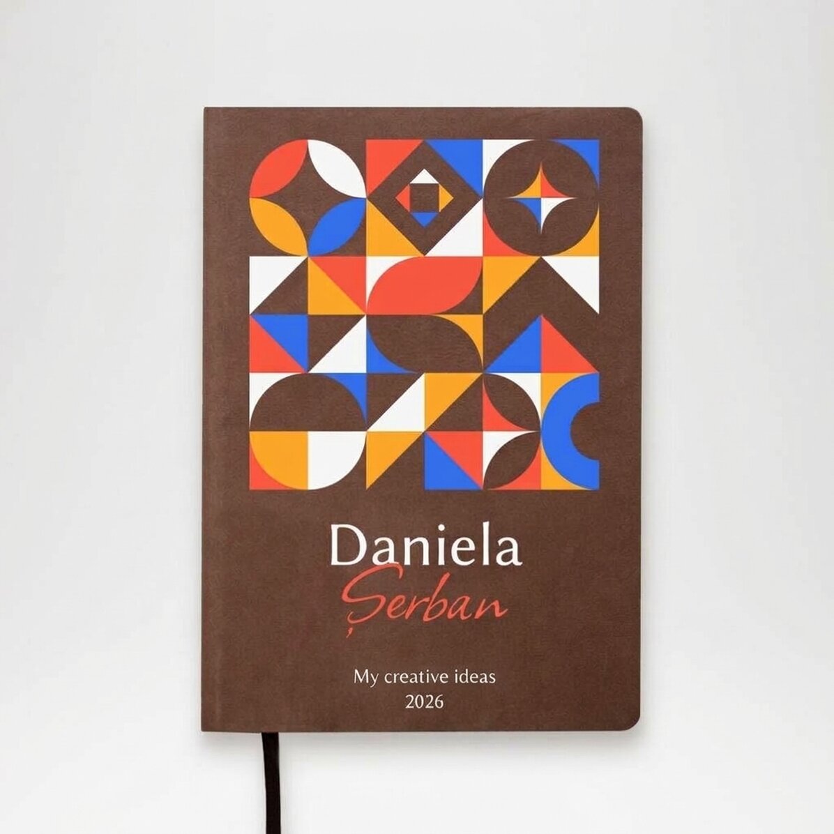 Gepersonaliseerde agenda met tekst - Creatieve ideeën