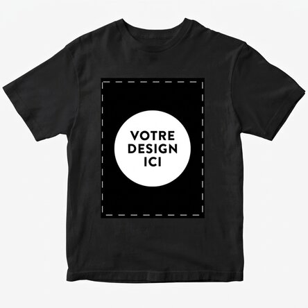 T-shirt en coton personnalisé avec votre portrait