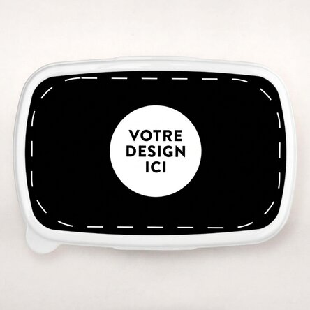 Boîte à repas, caserola personnalisée avec votre motif