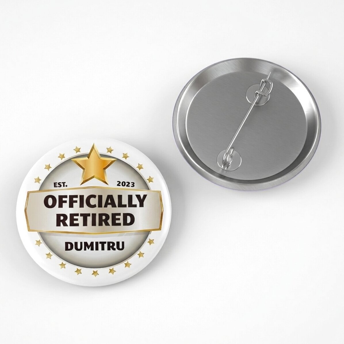 Gepersonaliseerde button met boodschap - Je bent een ster