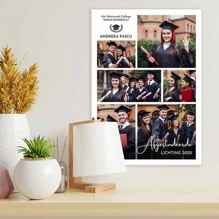 Gepersonaliseerde poster met 6 foto