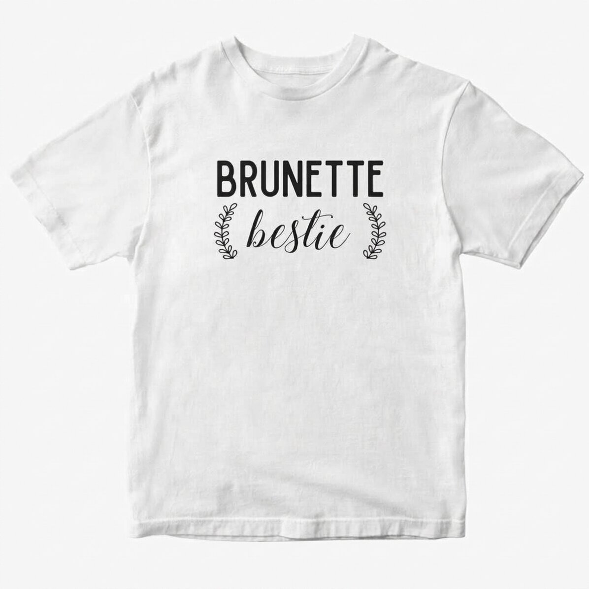 Katoenen T-shirt met gepersonaliseerde tekst - Besties