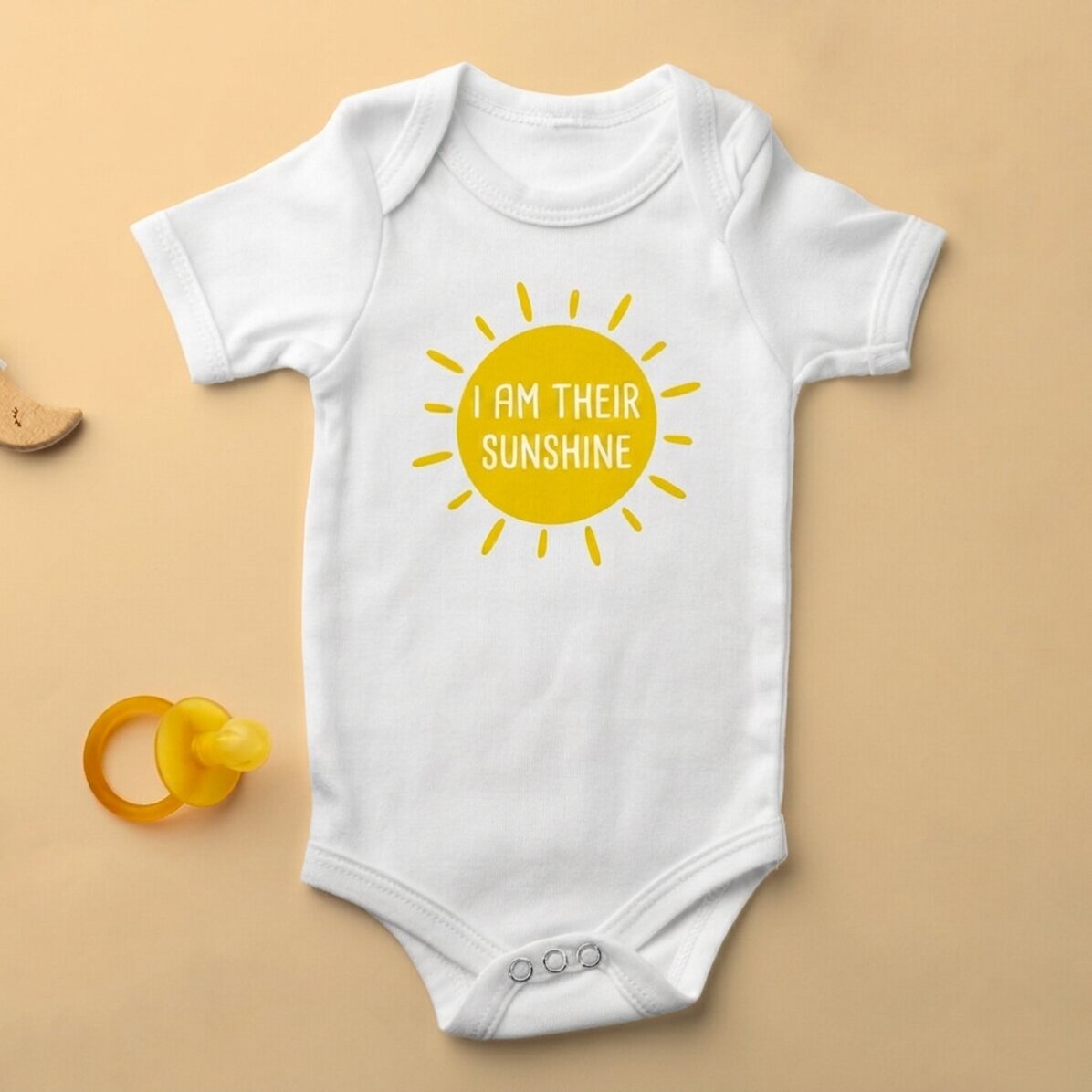 Body pour bébé personnalisé avec un message - Rayon de soleil