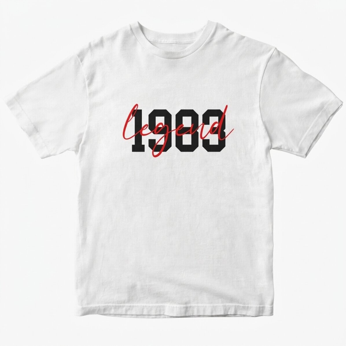 T-shirt en coton personnalisé avec un texte - Legend