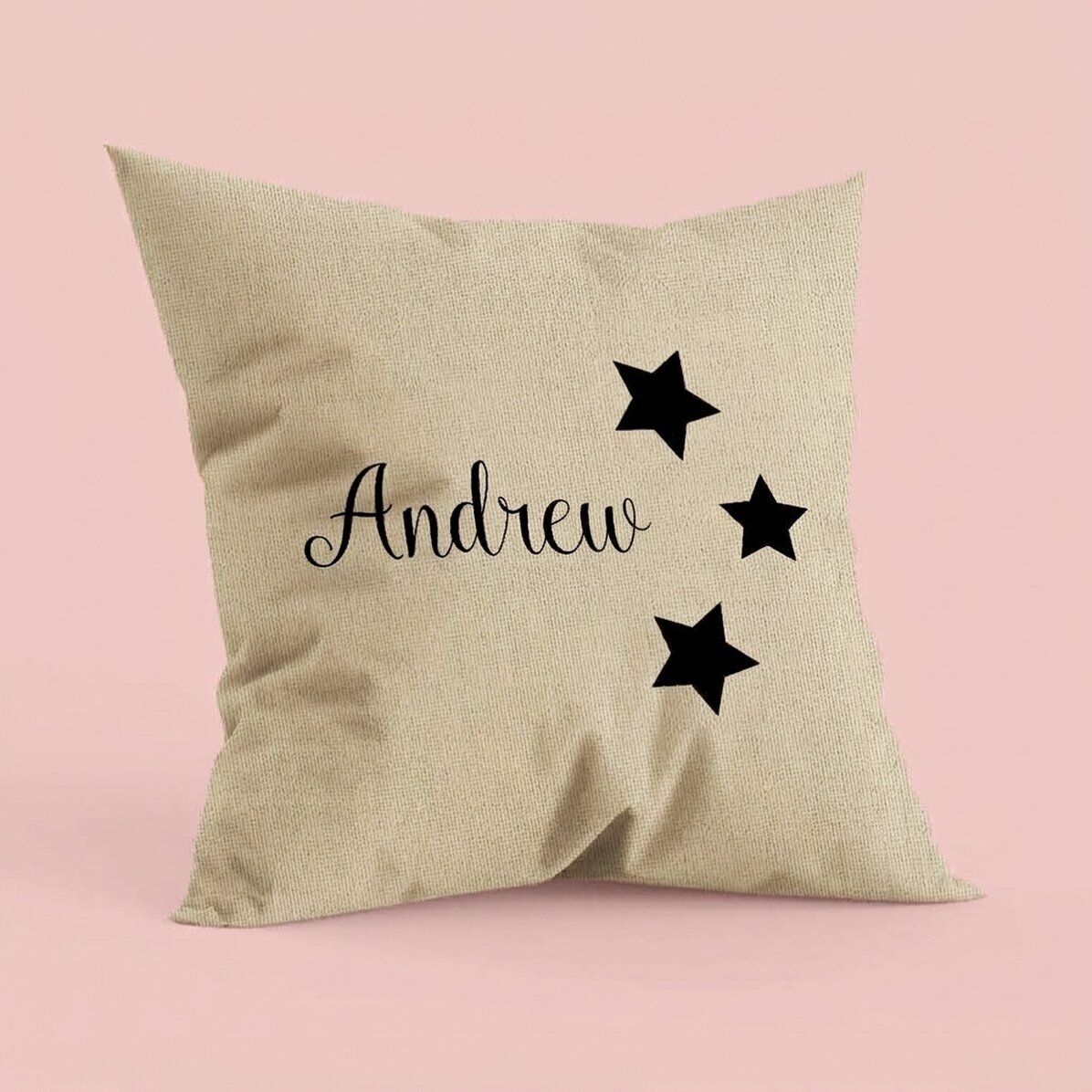 Coussin personnalisé avec prénom - étoiles - In