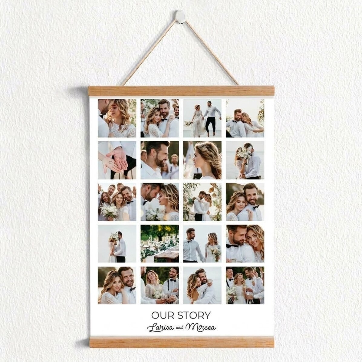 Gepersonaliseerde poster met 20 foto’s