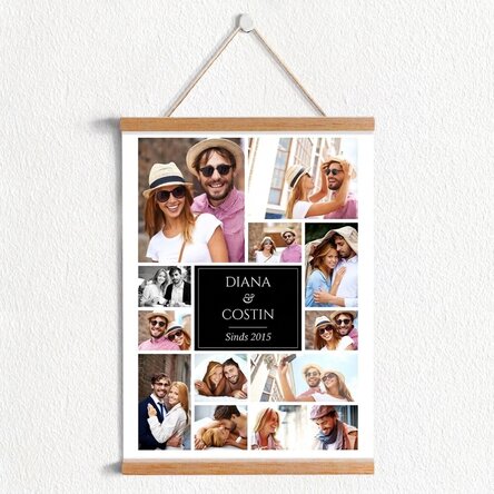 Gepersonaliseerde poster met 12 foto’s