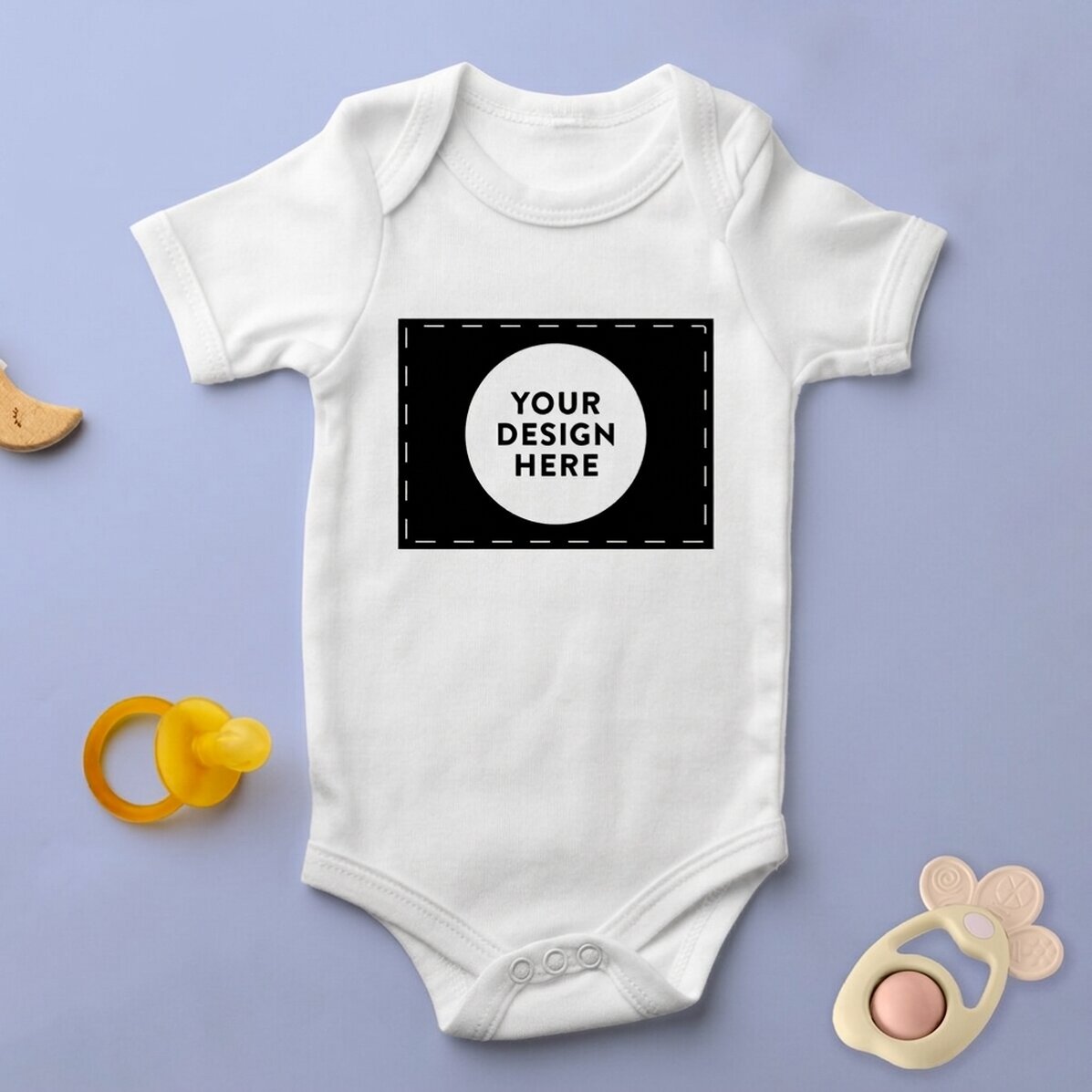 Body pour bébé personnalisé avec ton motif en format paysage