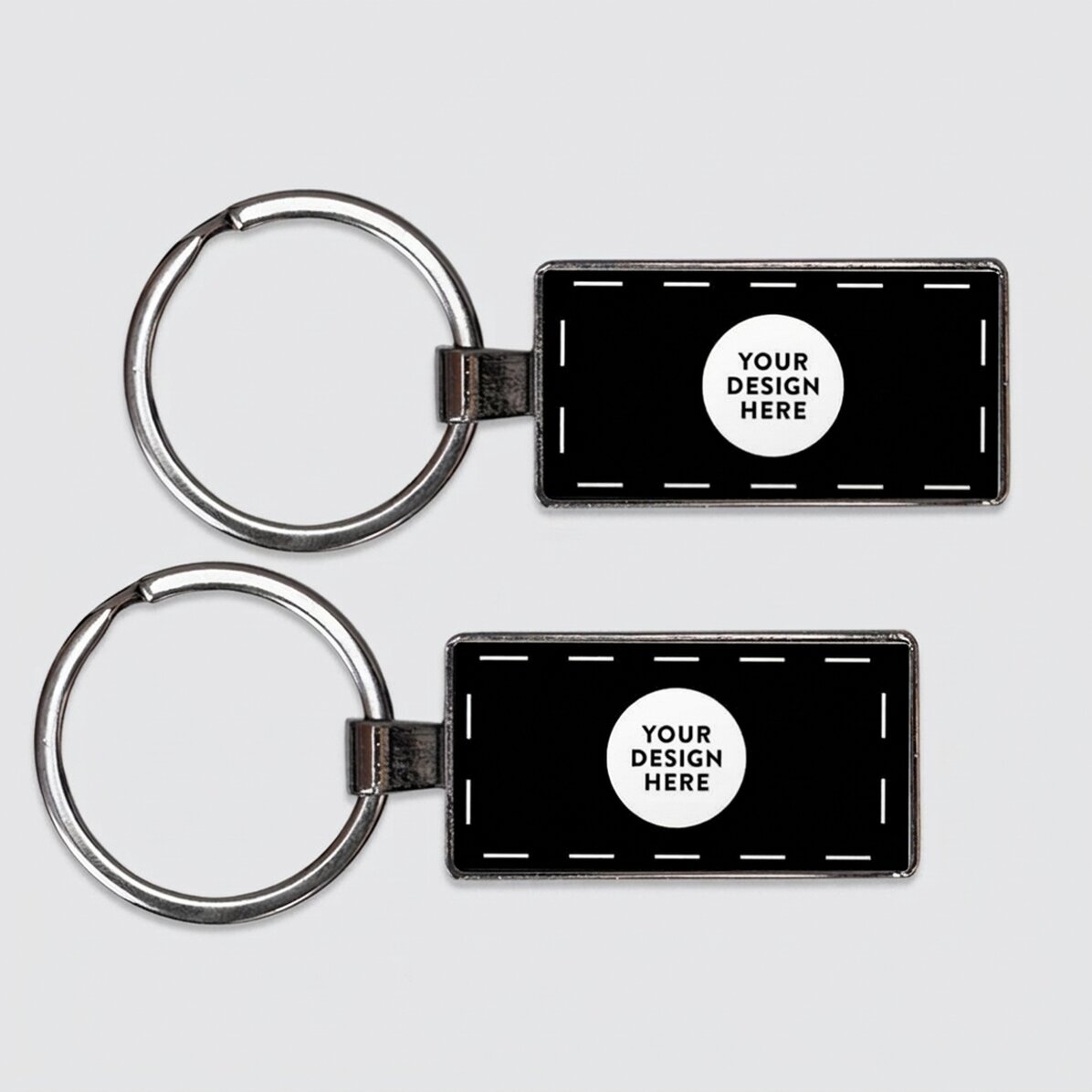 Porte-clés personnalisé avec votre illustration recto-verso